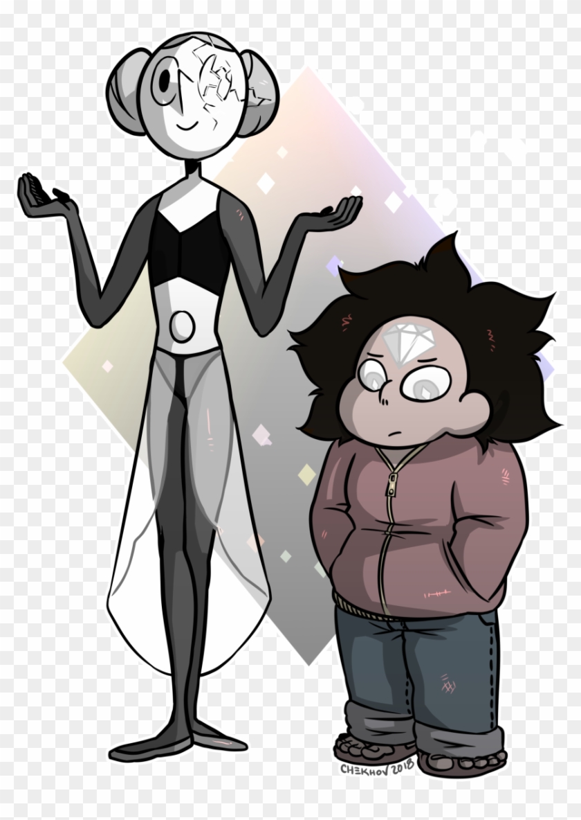 I Decided To Rotate His Gem And Make His Hair Grey - White Diamond Steven Au #1682141