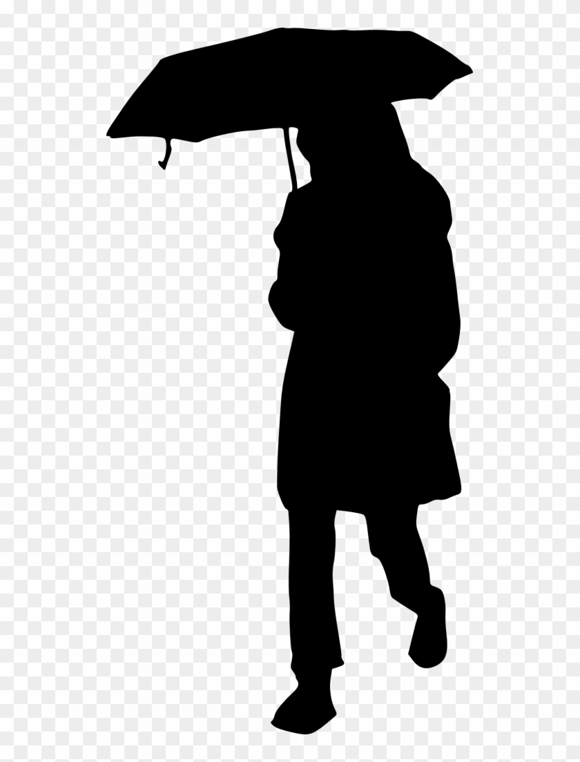 10 Woman With Umbrella Silhouette - Portable Network Graphics #257318