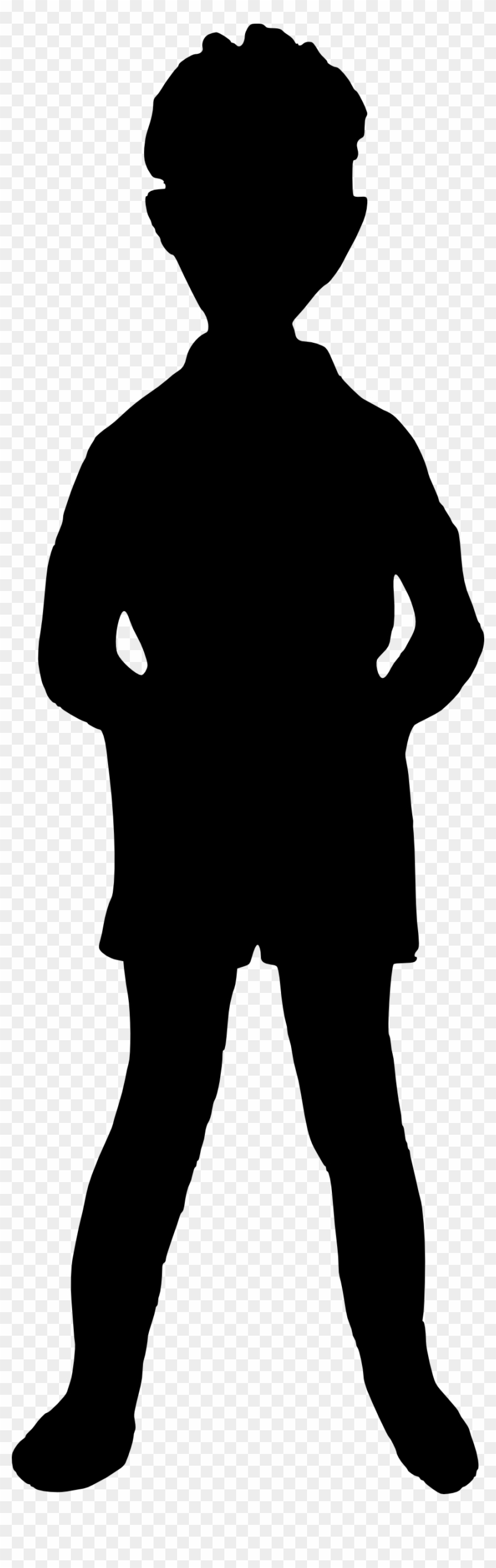Free Download - Boy Silhouette Png #257328