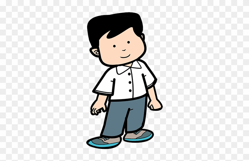 Sad Boy Standing - Person Clipart #257380