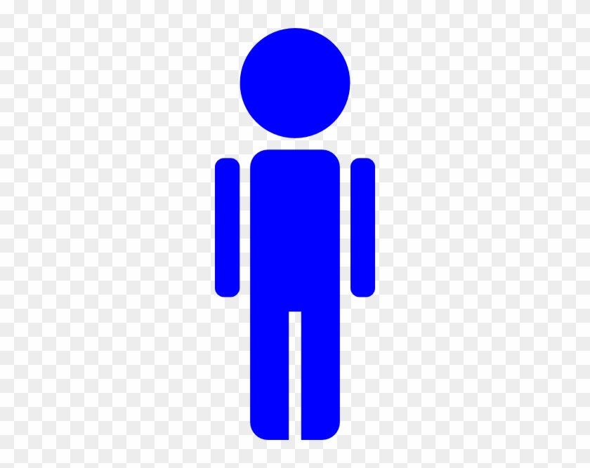 Blue Boy Stick Figure Png Clip Art - Blue Boy Stick Figure #257386