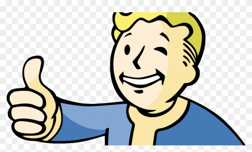 Fallout Clipart Vault Boy - Vault Boy Thumbs Up #257436