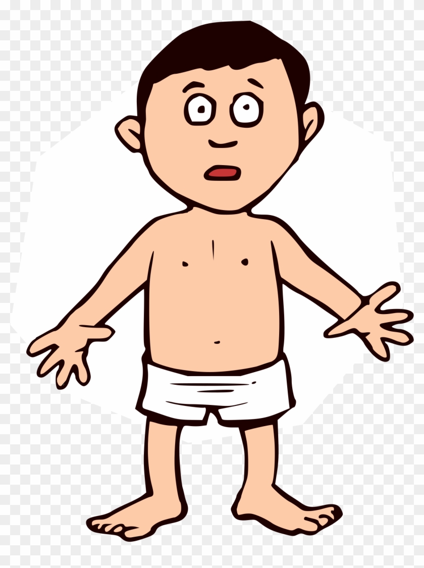 Man - Cartoon Boy In Underwear #257495