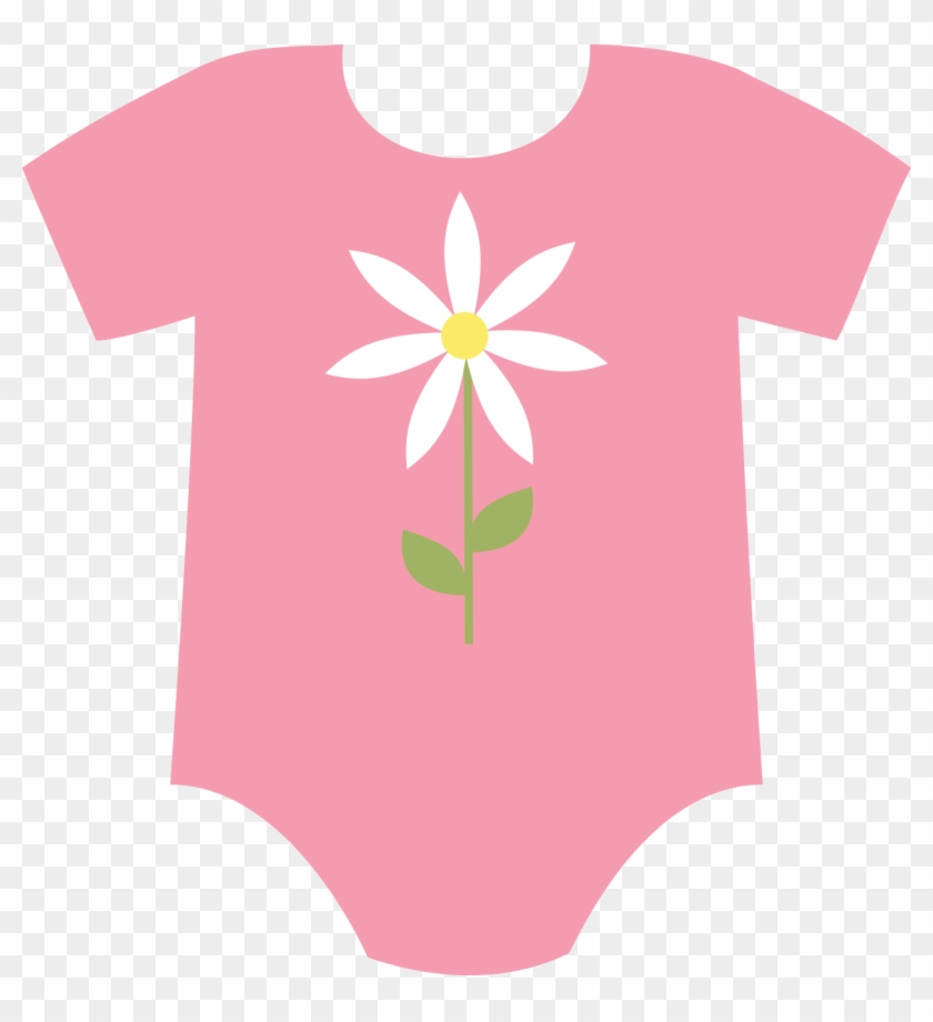 Baby Girl Onesies Pretty Clipart 015 - Onesie Baby Clothes Clip Art #257538