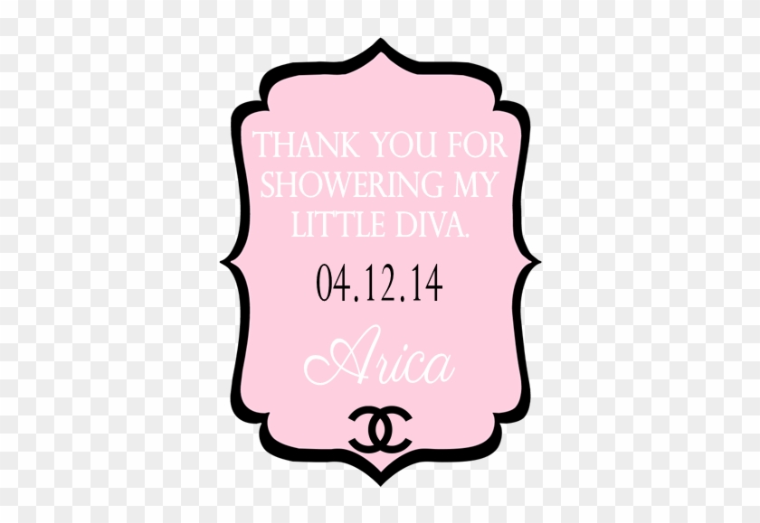 It's A Coco Baby Shower - Pink And Black Chanel Baby Shower Invitations Png #257568