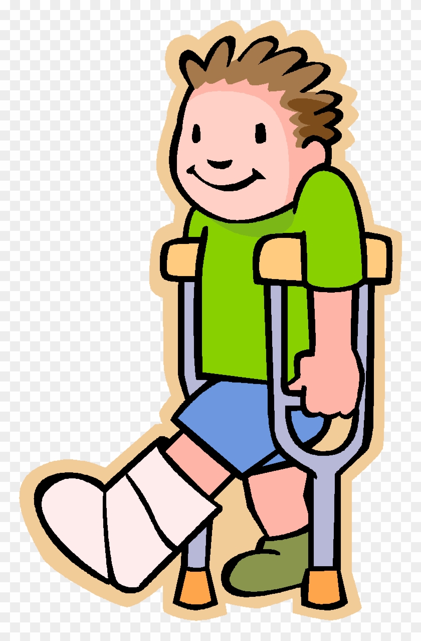 Bone Fracture Human Leg Ankle Clip Art - Broken Leg Cartoon #257639