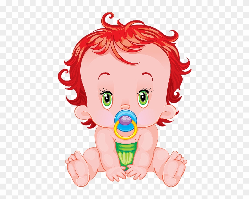Cute And Funny Baby Boy Cartoon Clip Art Images On - Baby Vector #257729