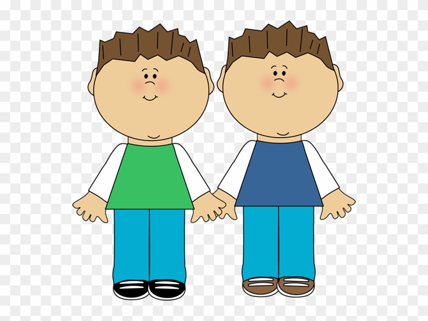 Child Clipart Brother - Twins Clipart #257771