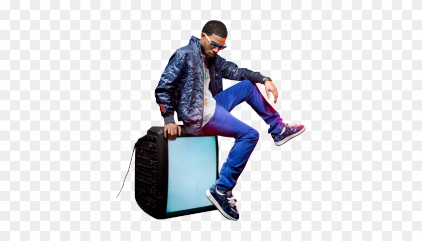14 Woman Sitting Down Psd Images - Kid Cudi Sitting On A Tv #257796