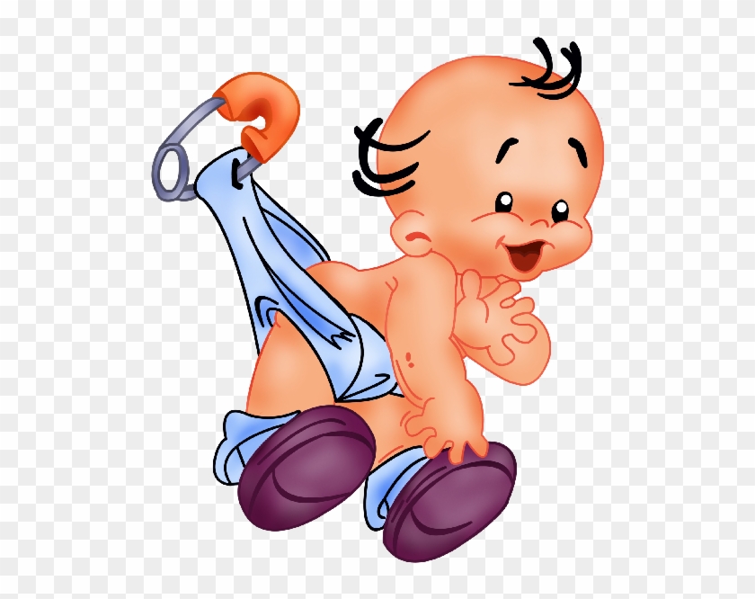 Cute And Funny Baby Boy Cartoon Clip Art Images On - Cute Male Baby Cartoon #257891