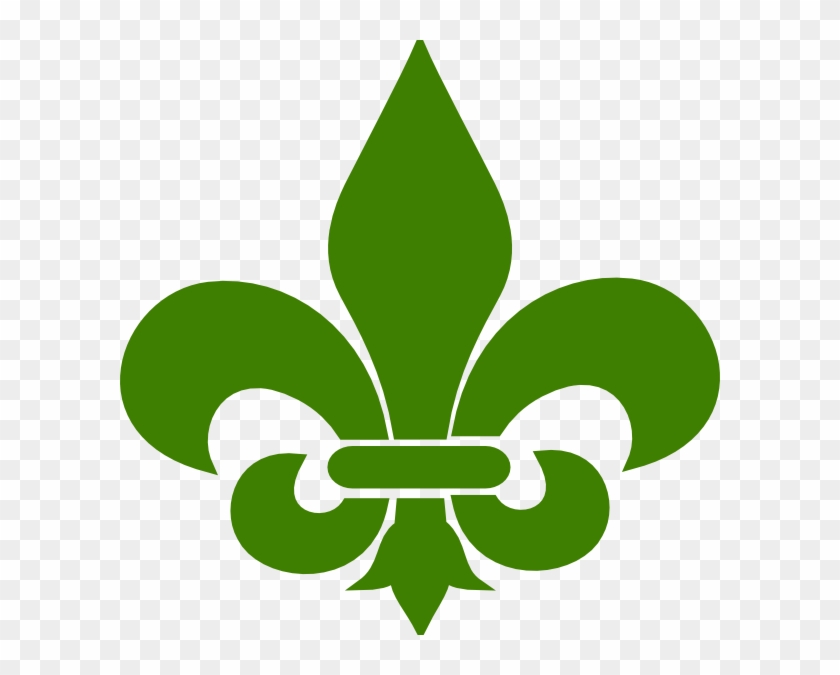 Green Fleur De Lis 1 Clip Art - Fleur De Lis Svg - Free Transparent PNG