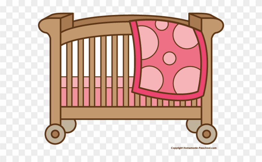 Baby Clipart Crib - Baby Crib Clip Art #258103