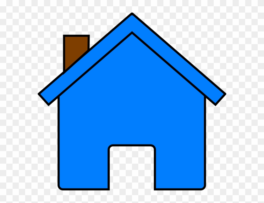 Clipart Blue House #258113