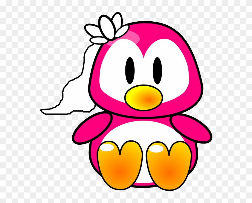 Girl Penguins Clipart - Draw A Baby Penguin #258127