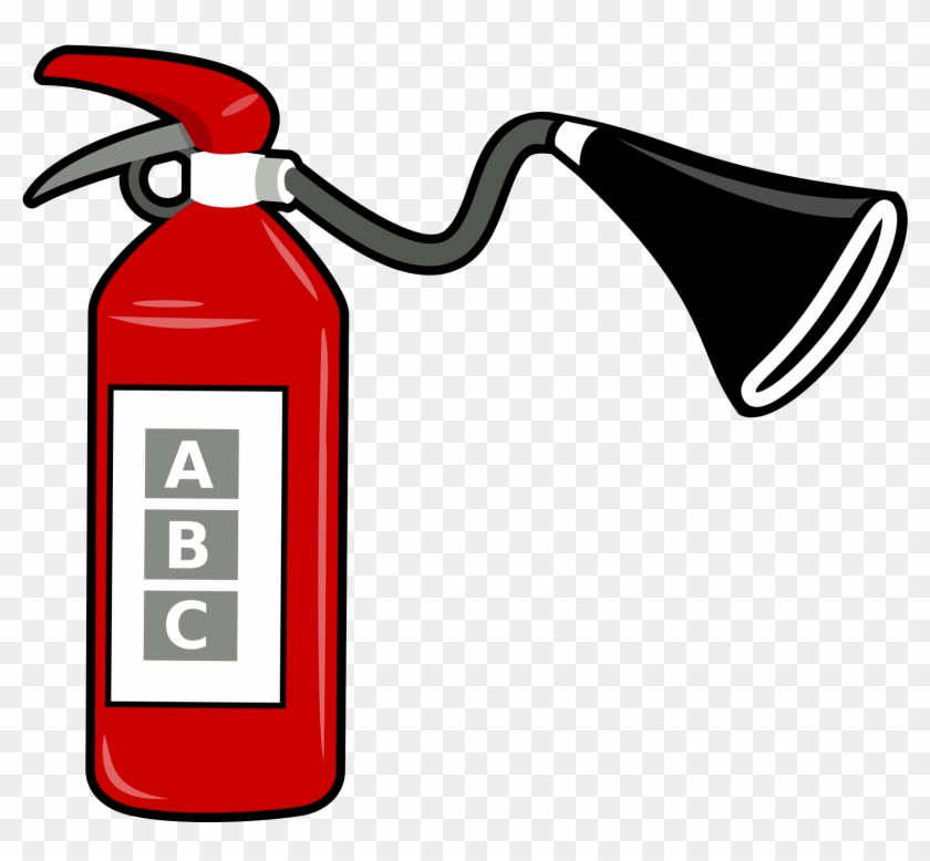 Open - Fire Extinguisher Cartoon Png #258262