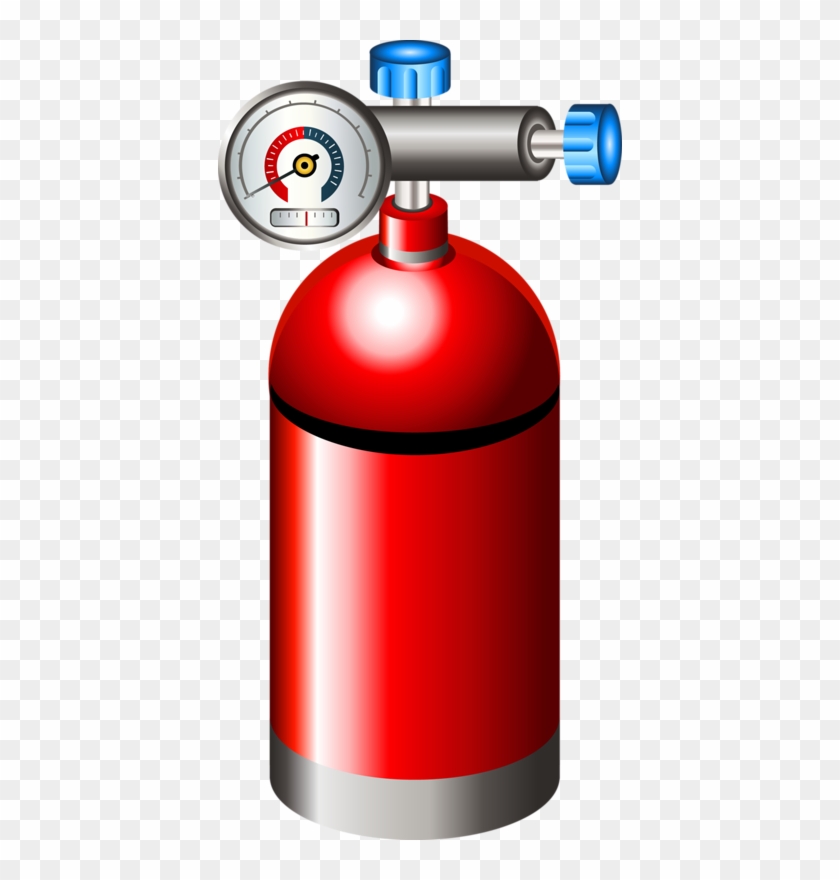 Fire Extinguisher Cartoon Oxygen Tank - Dioxygen #258386