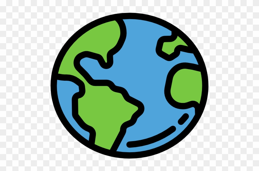 Globe Free Icon - World Icon Png #258586