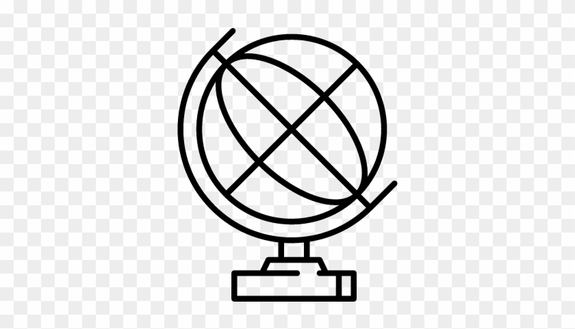 Library Earth Globe Vector - Compass Rose #258604