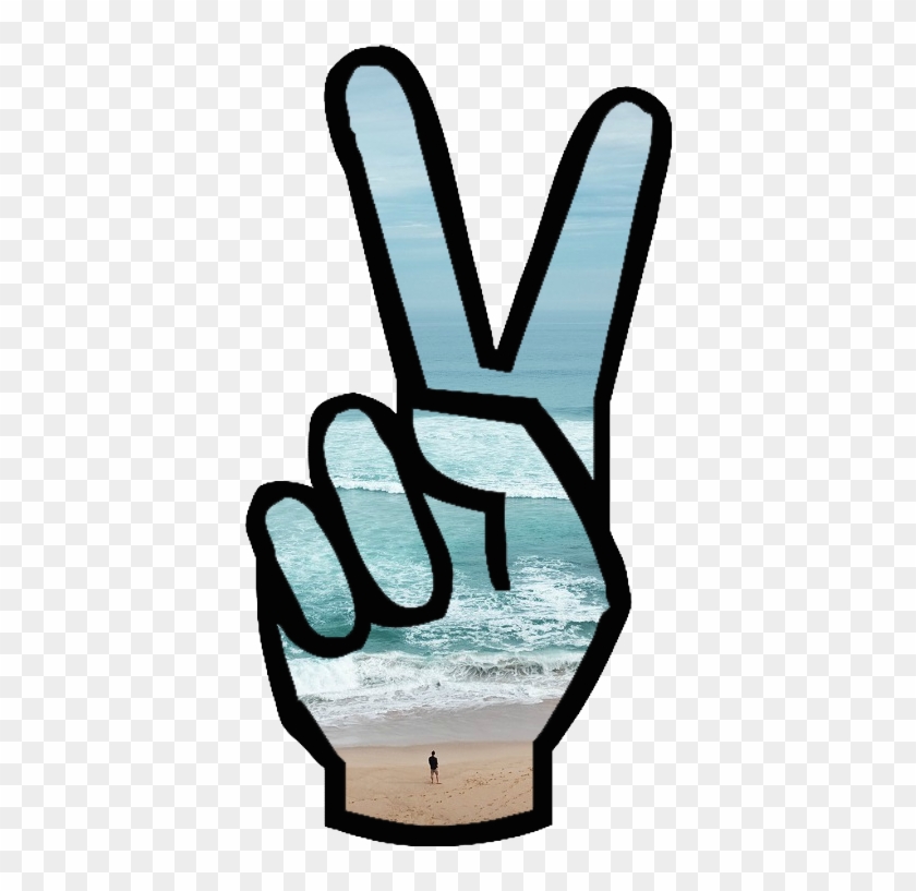 Peace Clipart Tumblr Transparent - Peace Sign Hand #258696