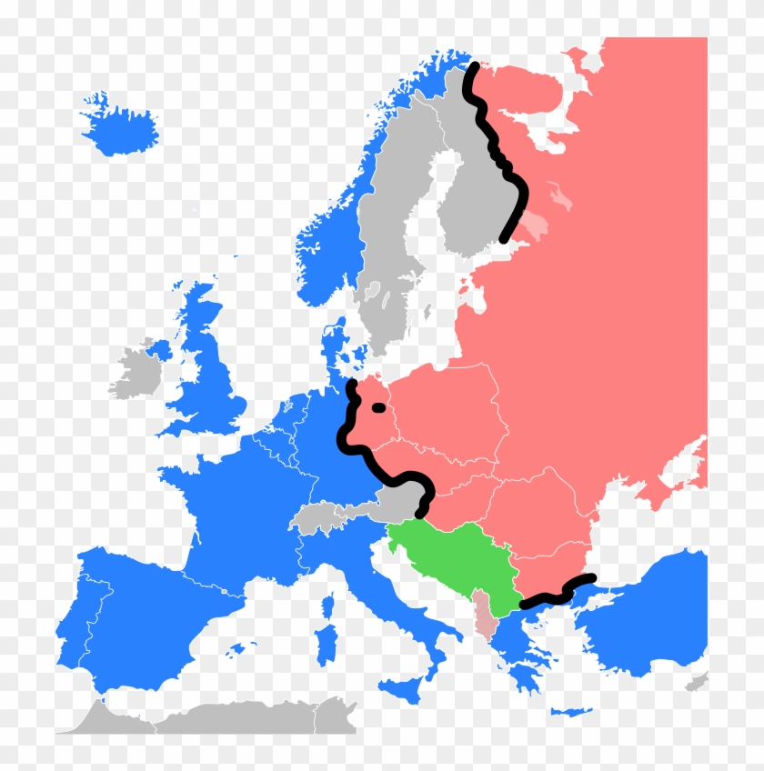 Iron Curtain Map - Iron Curtain Map #258759