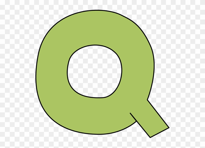 Green Letter Q Clip Art - Letter Q Clip Art #258850