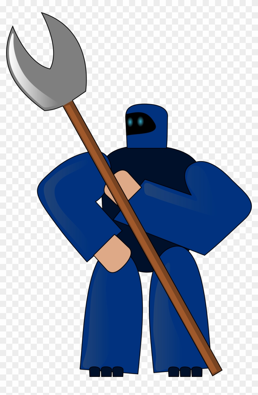 Unpicassed Big Hero - Knight With Axe Clipart #258870