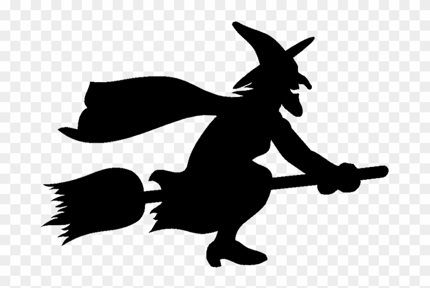 Pix For Flying Witch Clipart - Witch Flying On A Broom #258896