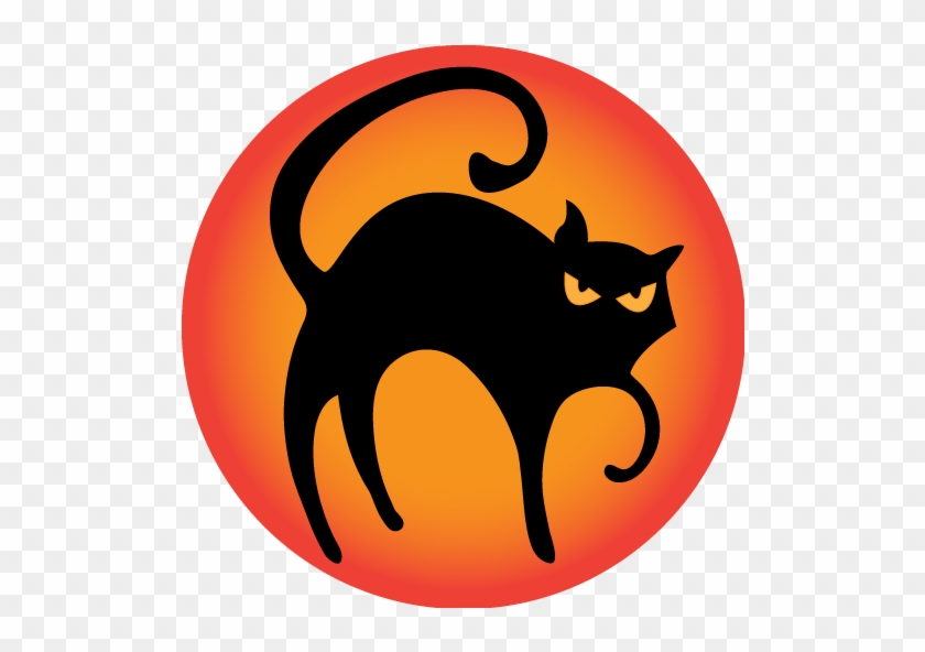 Free Clip Art Of Halloween Cat Clipart - Icons For Halloween #258906