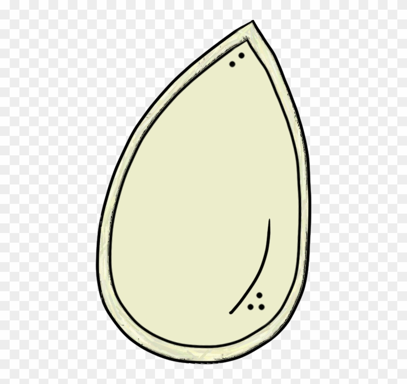 Seed - Clipart - Pumpkin Seeds To Color #258940