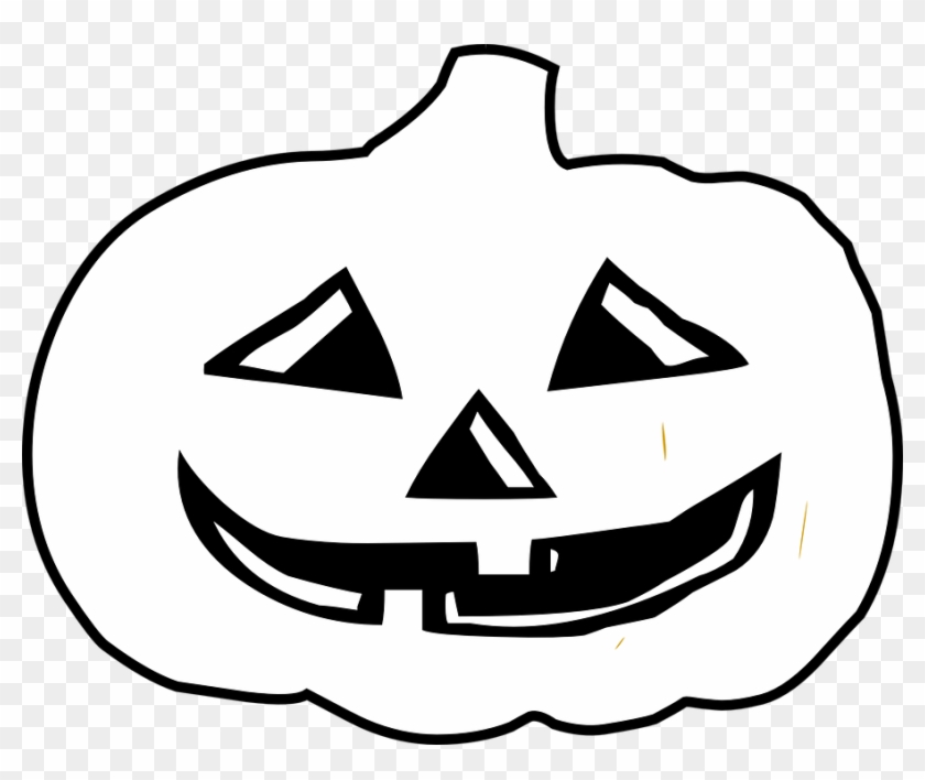 Jack O Lantern Outline Jack O Lantern Bw Clip Art At - Jack O Lantern Outline #258984