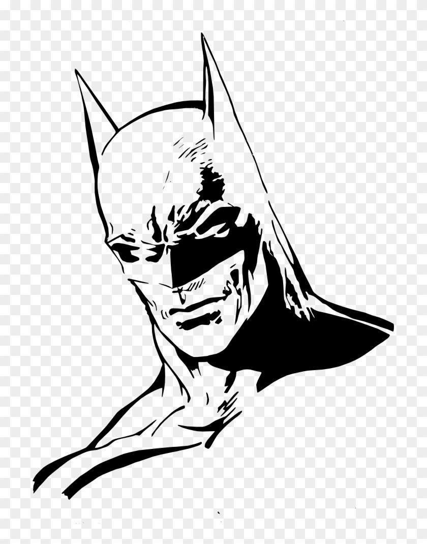 Batman Stencil - Batman Stencil Png - Free Transparent PNG Clipart Images  Download