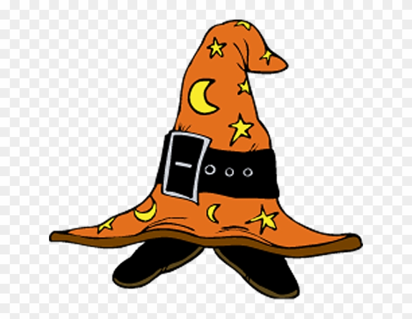 Witch Hat Witch Feet Clipart Kid - Orange Witch Hat Clipart #259026