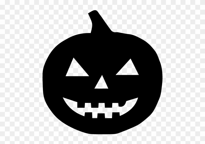 Black Halloween Pumpkin Icon - Pumpkin Icon #259048
