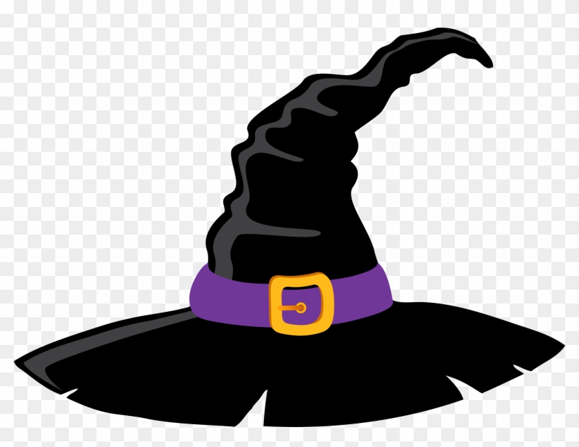 Witch Hat Clipart Border - Witch Hat Png Transparent #259067