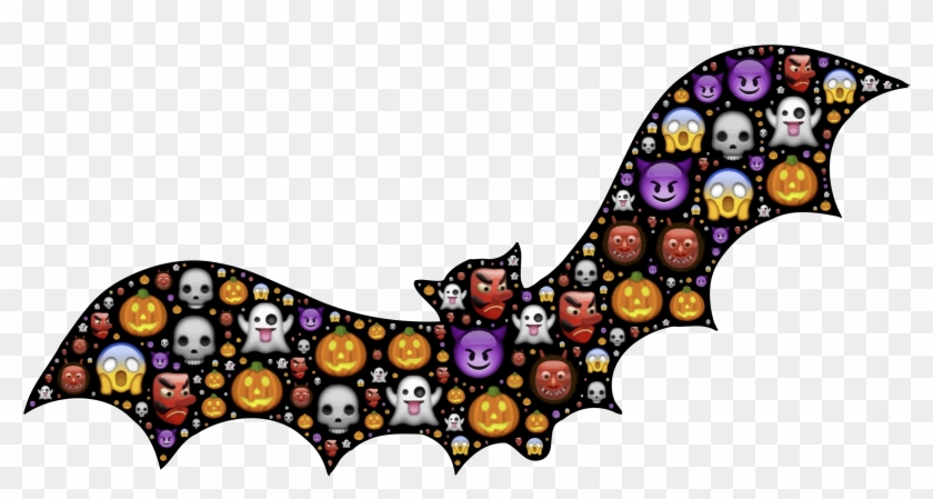 28 Collection Of Colorful Halloween Clipart - Halloween Bat #259065