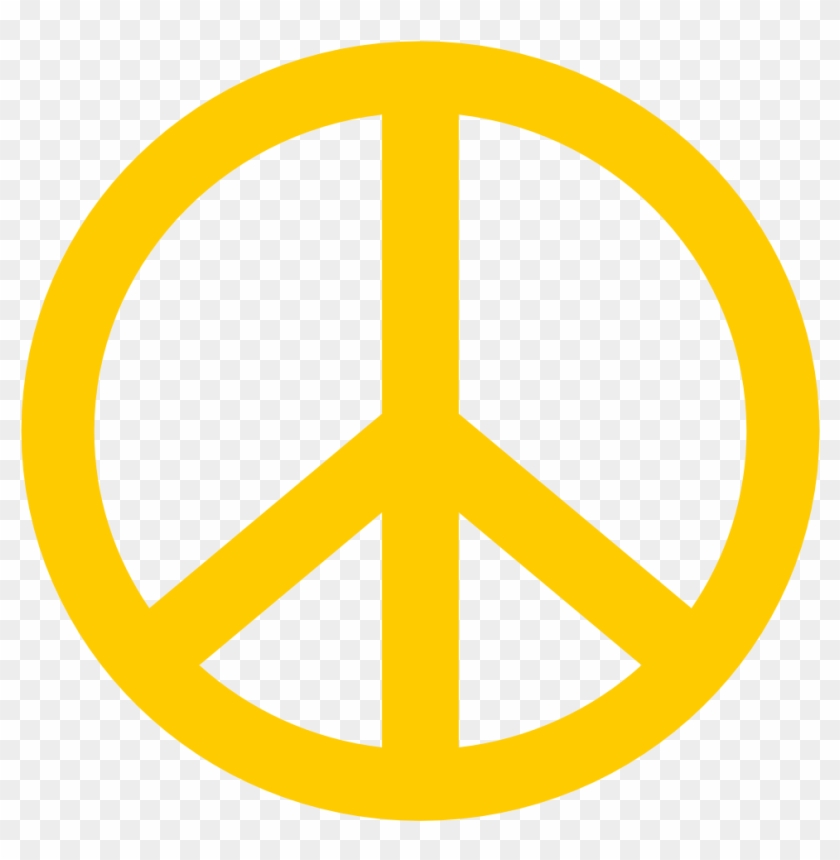 Peace Sign Stencil - Pee Dee Academy Eagles #259085