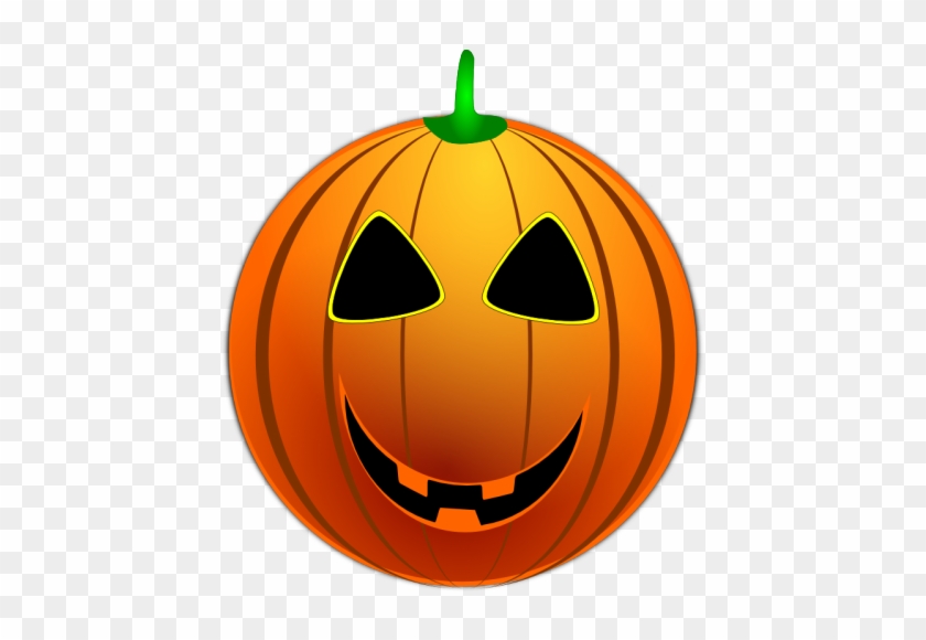 Color Halloween Emoticon Vector Clip Art - Jack O Lantern Clip Art #259191