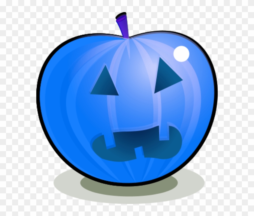 Blue Pumpkin Clipart - Illustration #259231