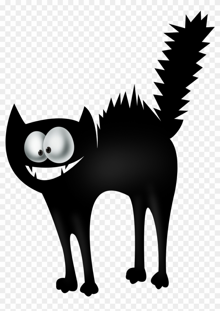 Cat Halloween Drawing Clip Art - Cat Halloween Drawing Clip Art #259309