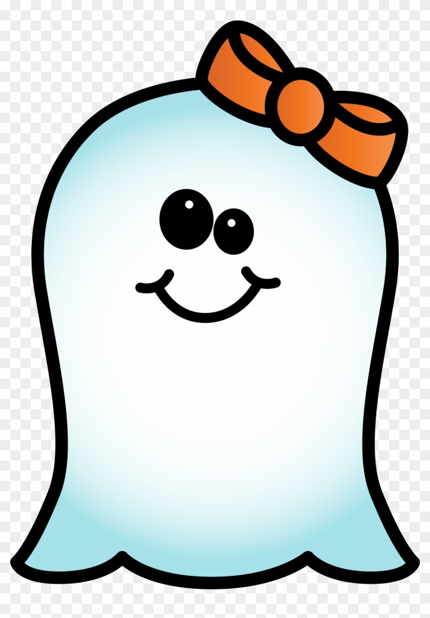 Homework Ghost - Cute Halloween Ghost Clipart #259337
