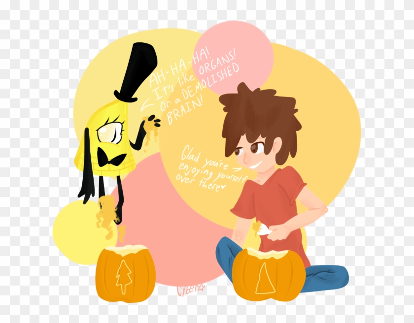 “ Billdip Week Day 6 ~ Carving Pumpkins I Refuse To - Cartoon #259364