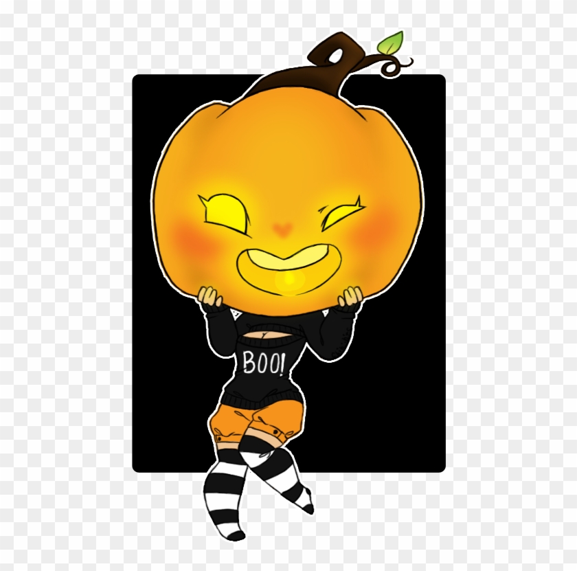 Pumpkin Head By Chibi - Pumpkin Head Girl Deviantart #259376