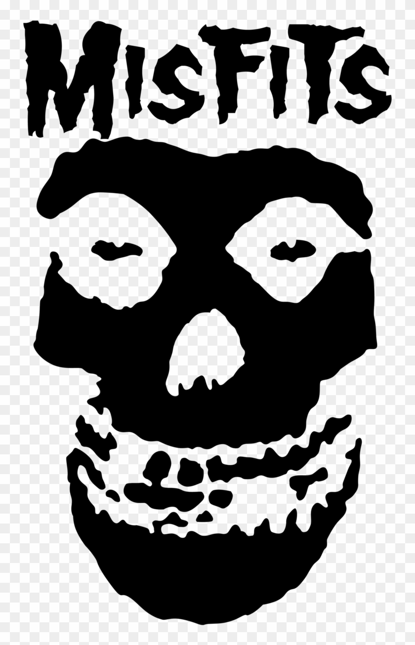 Ssckull Clipart Misfits - Misfits Skull Black #259389