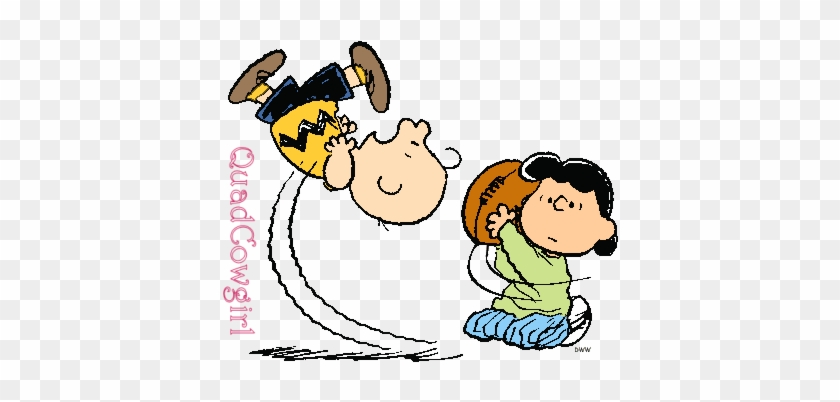 Peanut Character Thanksgiving Clip Art - Charlie Brown Kicking Football