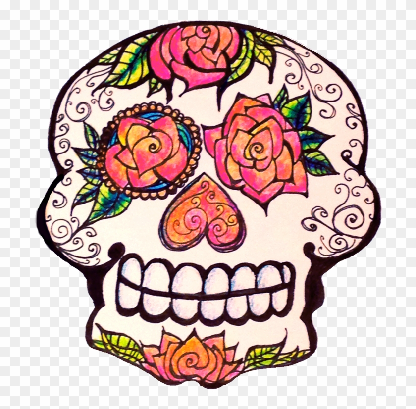 Sugar Skull Clipart Cartoon - Day Of The Dead Calaveras #259504