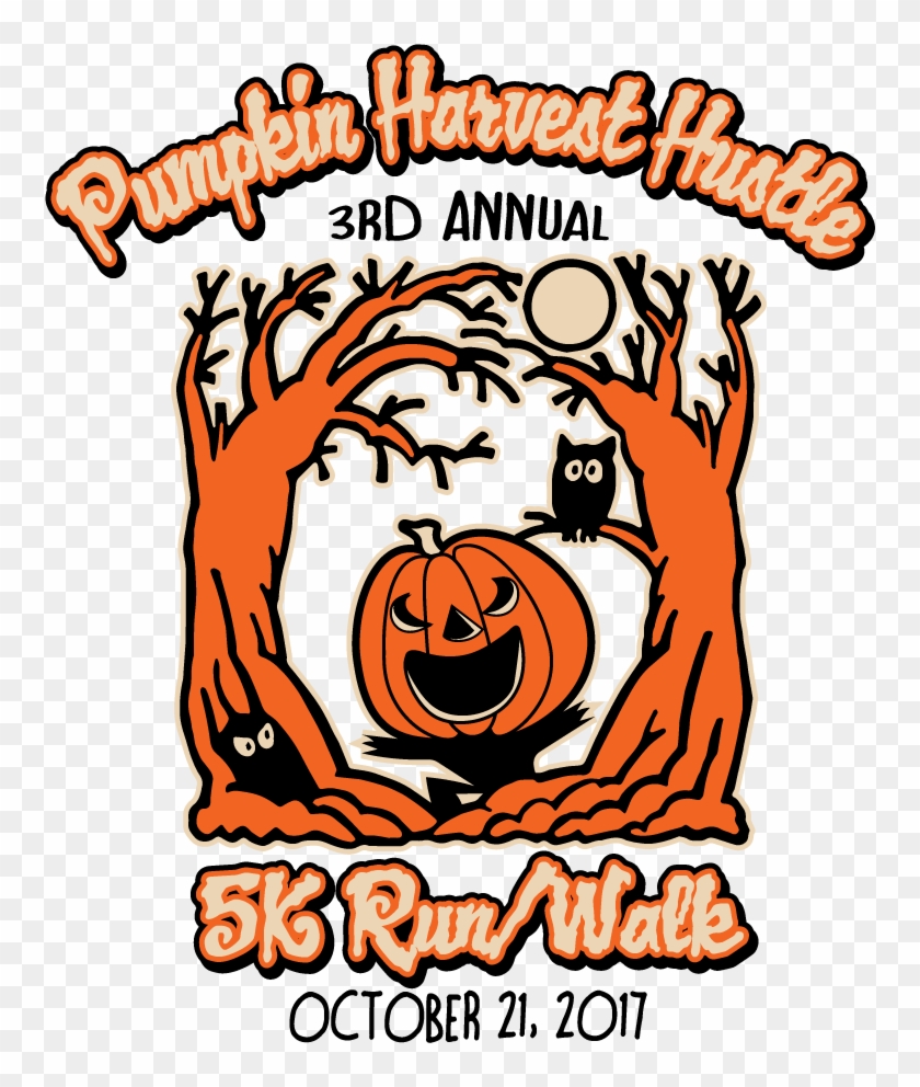 3rd Annual Pumpkin Harvest Hustle 5k - Halloween Font - I Greeting Card #259505