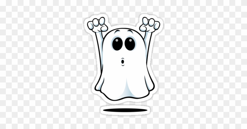 Cartoon Ghost - Ghost Smiley #259526