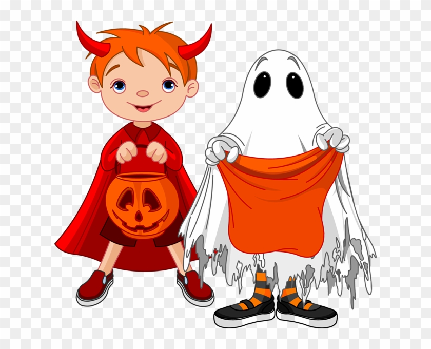 Hood Clipart Ghost - Trick-or-treat Ornament (round) #259527