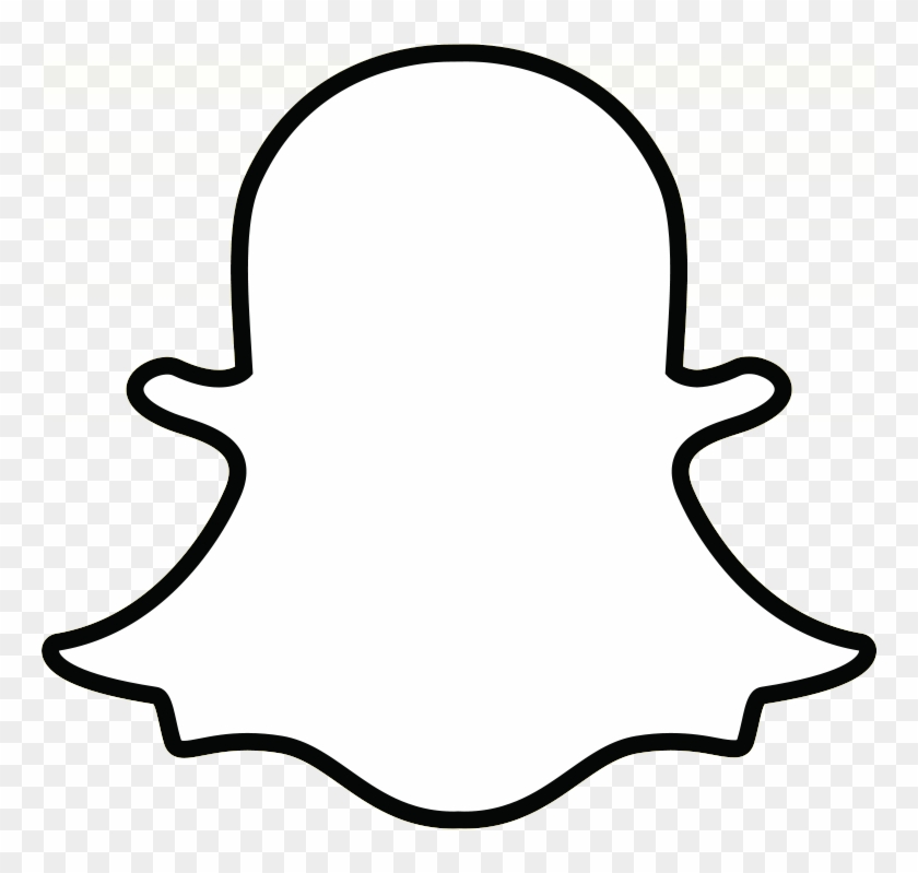 Ideas White Snapchat Transparent & Png Clipart Free - Snapchat Ghost Transparent Png #1682761