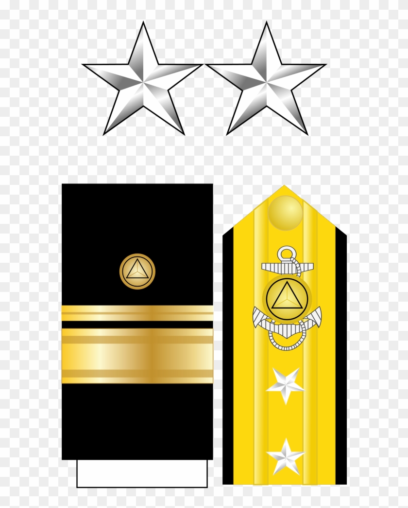 Rear Admiral Upper Half Insignia Clipart Rear Admiral - Rear Admiral Rank Navy #1682812